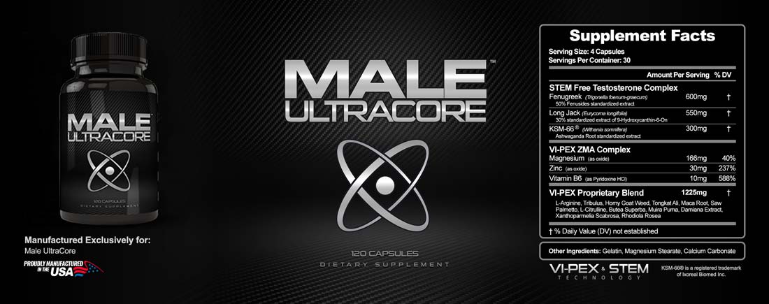 Male UltraCore Label Male Enhancement Ingredients